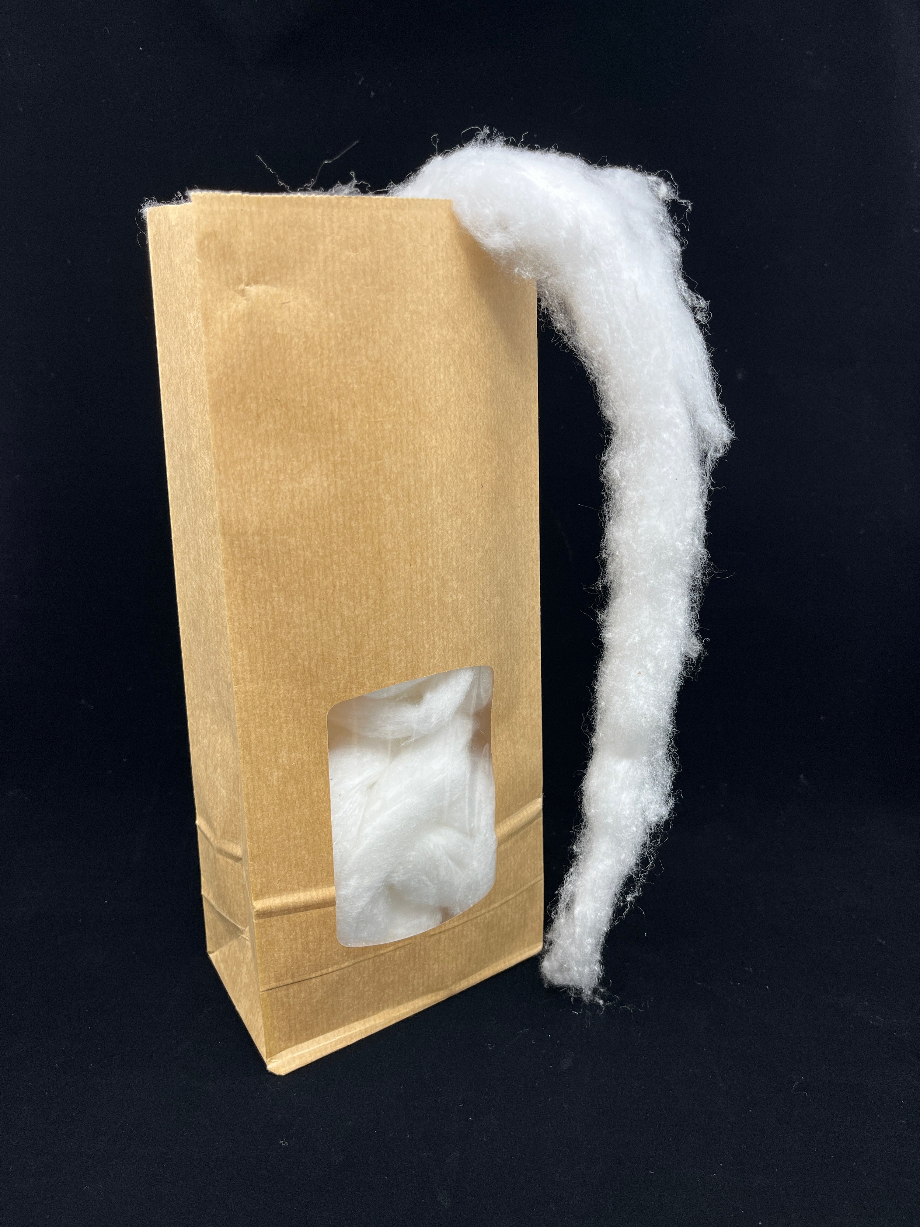 Carded sliver (combed top) – Schappe silk for handspinning and felting