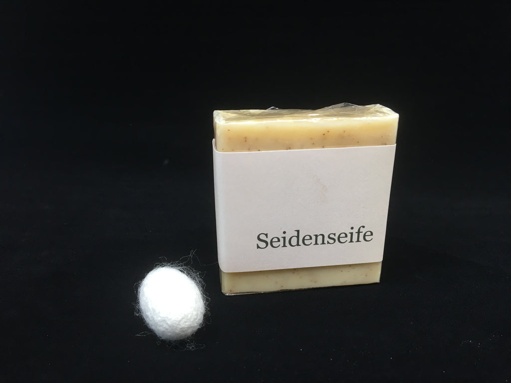 Silk Soap "large" Natural Soap with Swiss Silk