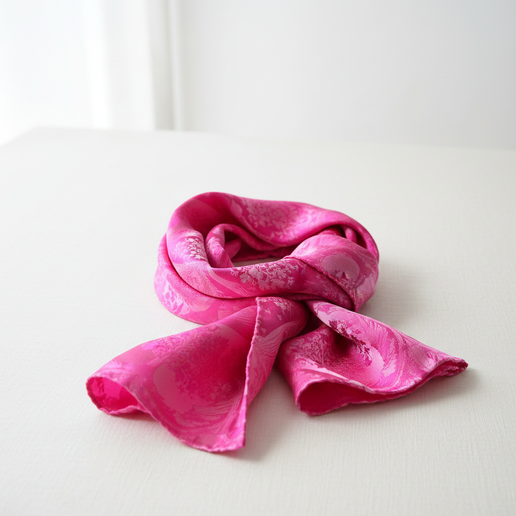 Schal Pink-Hellrosa drapiert