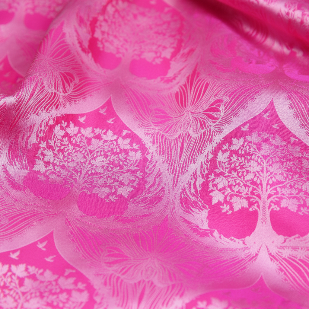 Schal Pink-Hellrosa Nahaufnahme