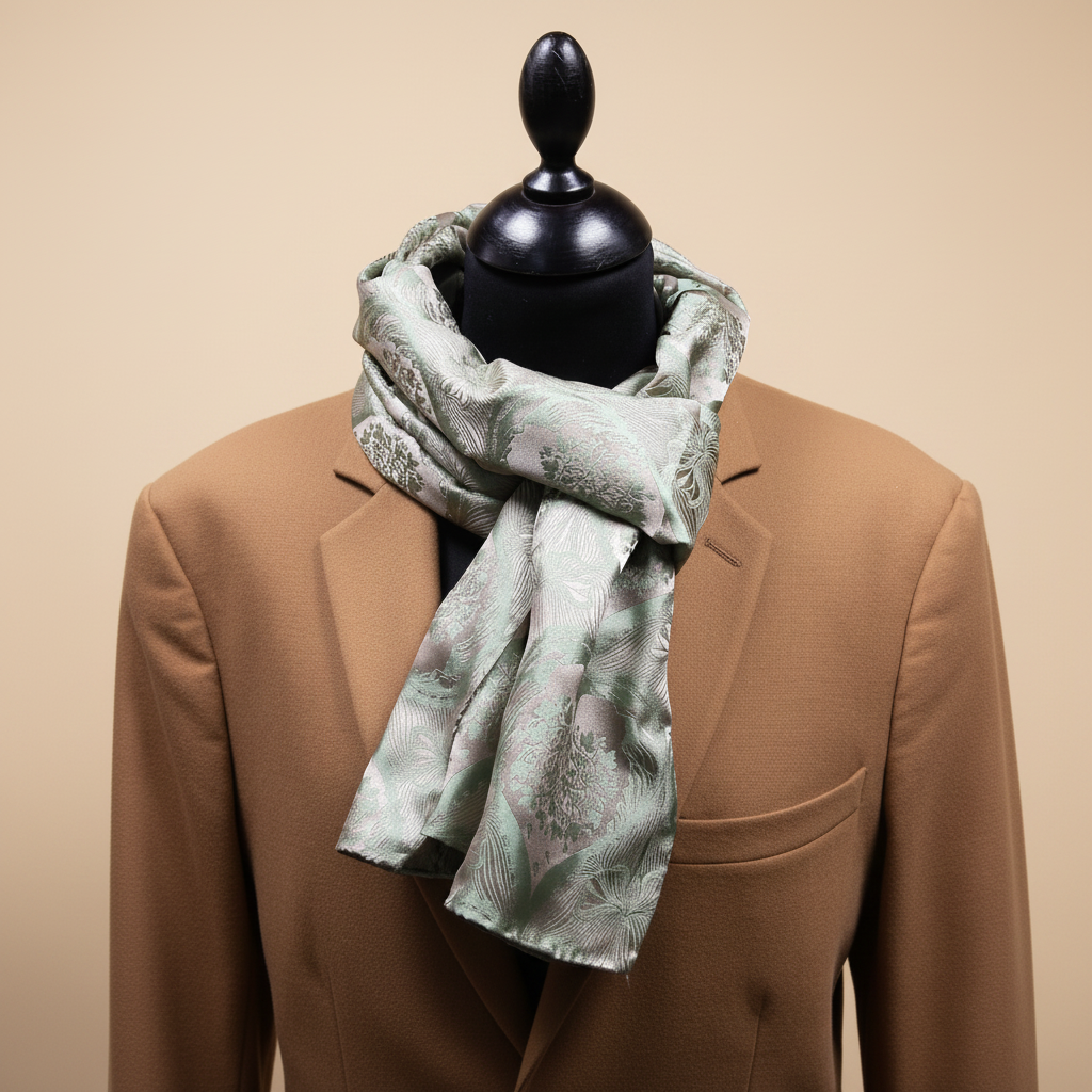 Schal Pistache-Beige Mannequin